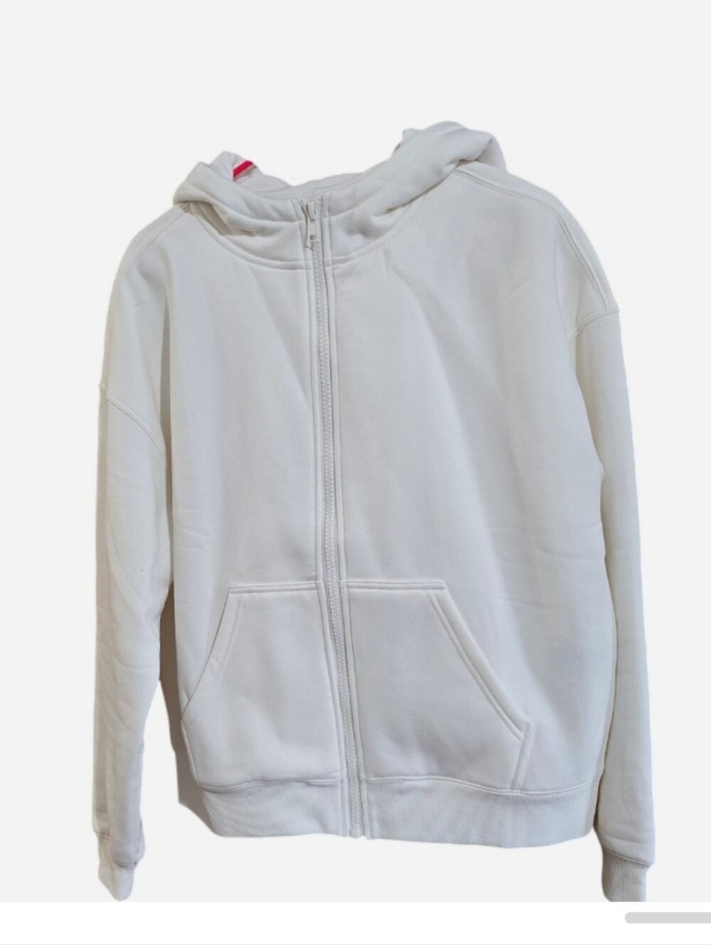 Comfrt Basic Crop Zip Hoodie